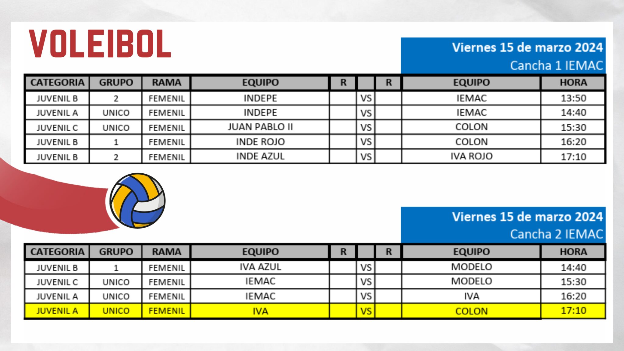 VOLEIBOL